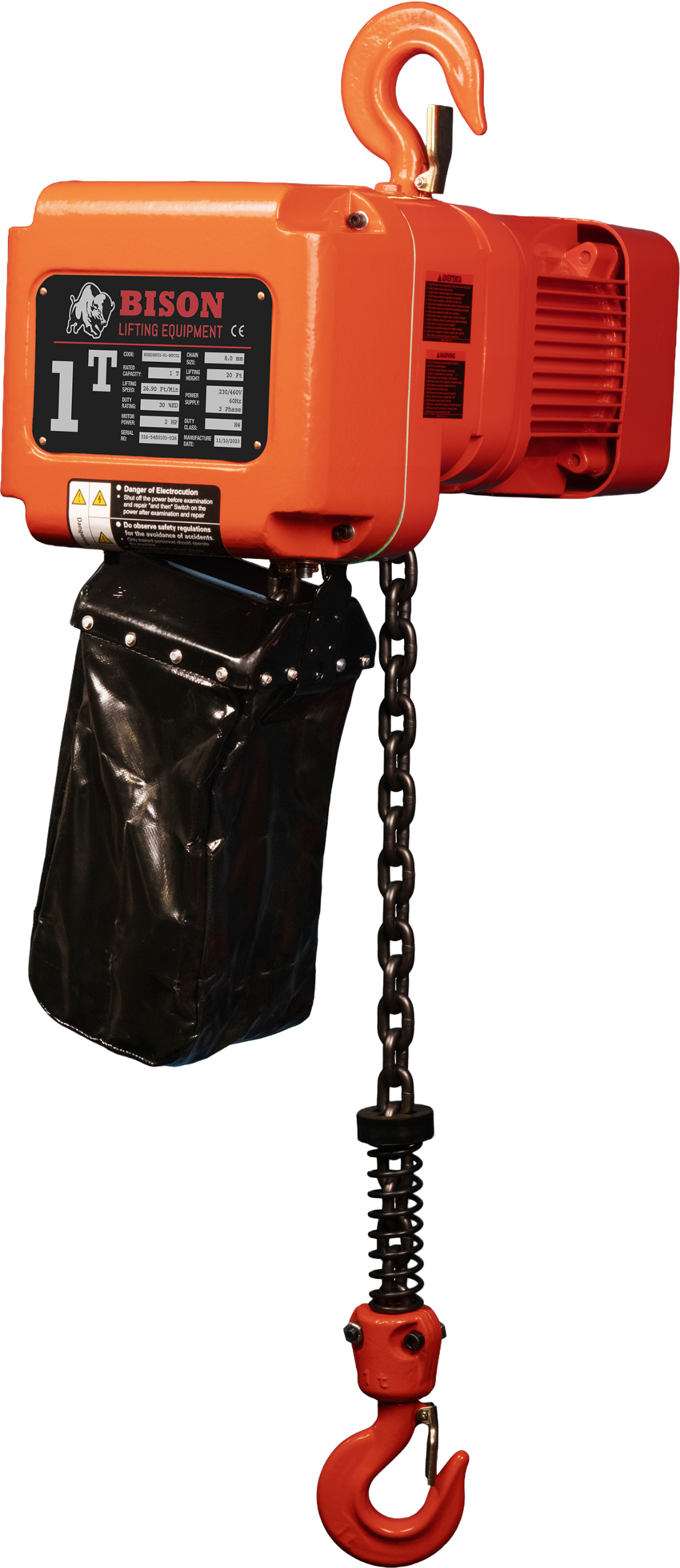 Picture of 1 Ton Three Phase Hoist- Dual Speed