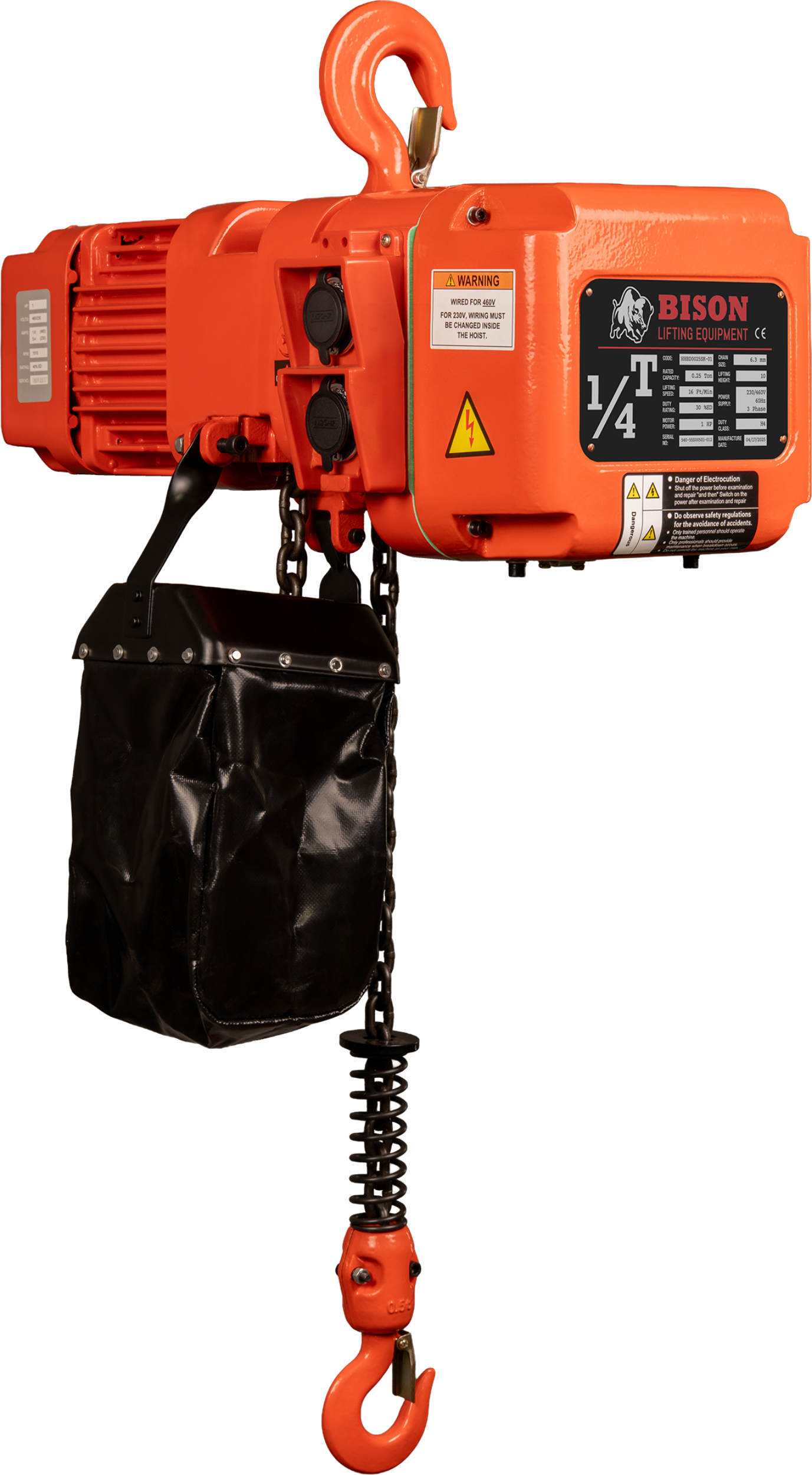 Picture of 1/4 Ton Three Phase Hoist
