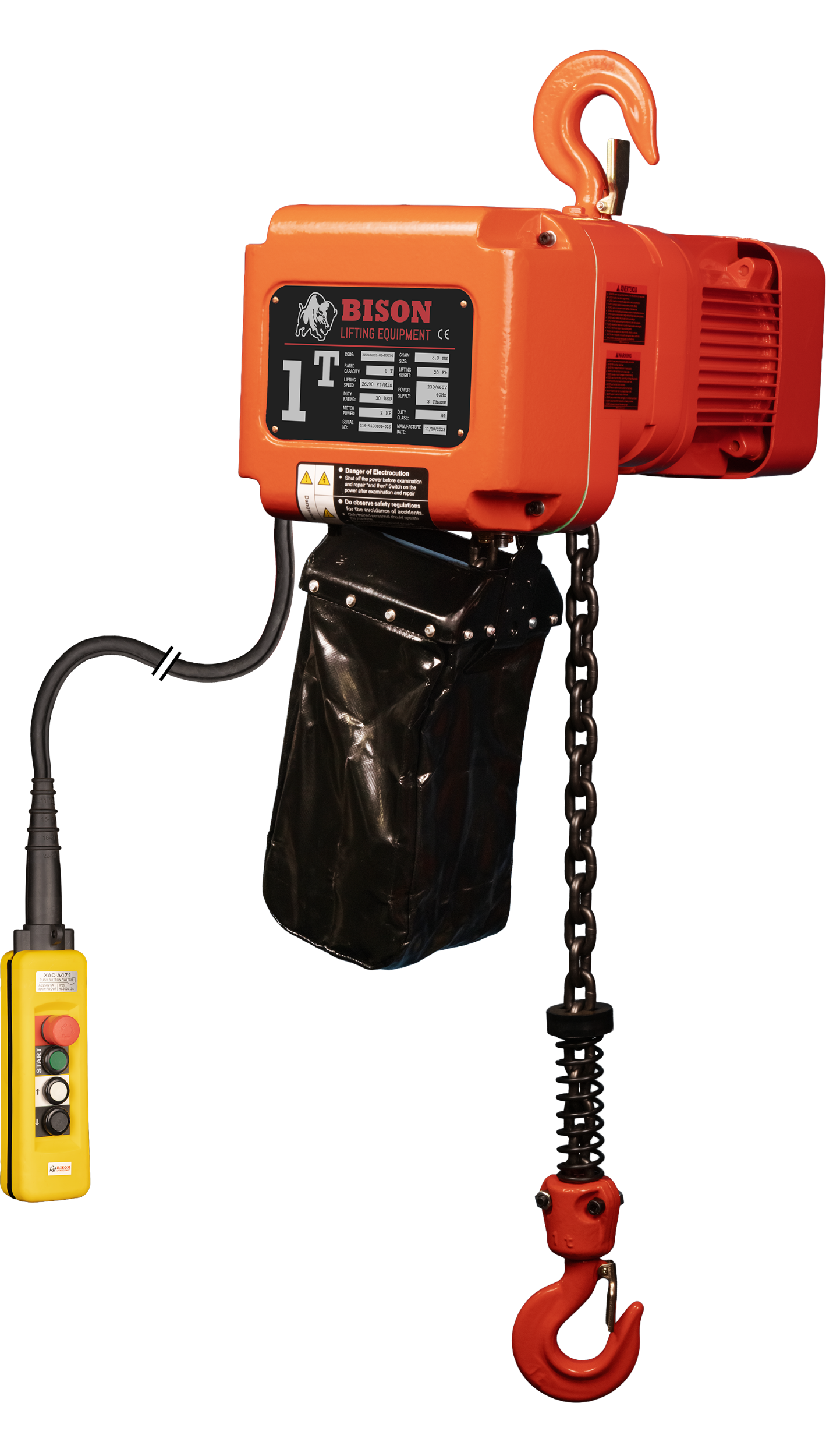 Picture of 1 Ton Three Phase Hoist