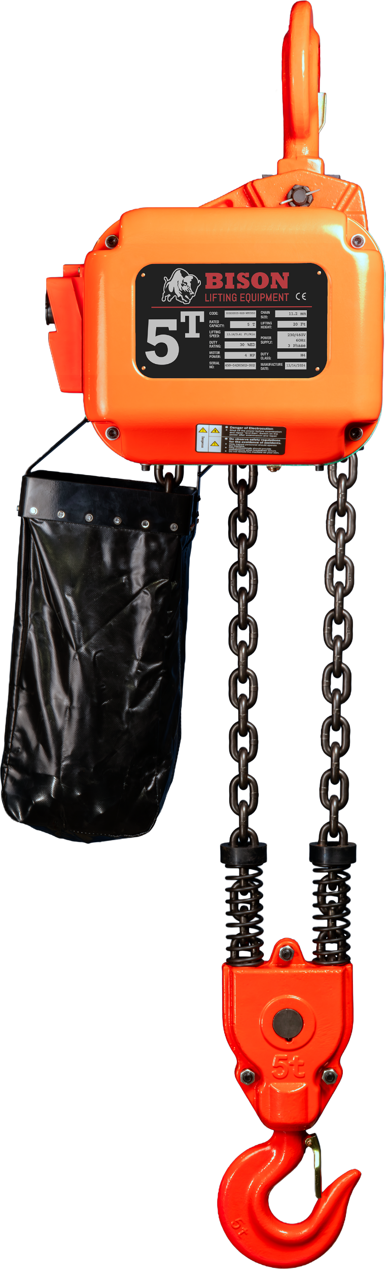 Picture of 5 Ton Three Phase Hoist - Dual Speed